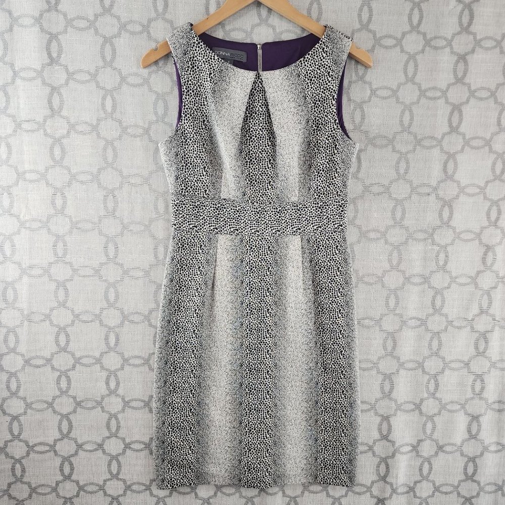 Donna Ricco Black and White Mini Dress
